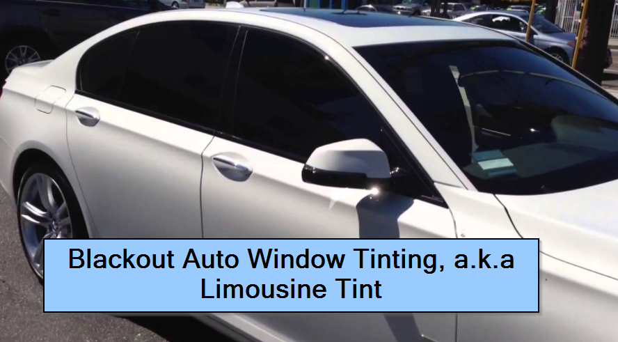 Blackout Auto Tinting Tint Masters